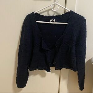 Navy Blue Cardigan